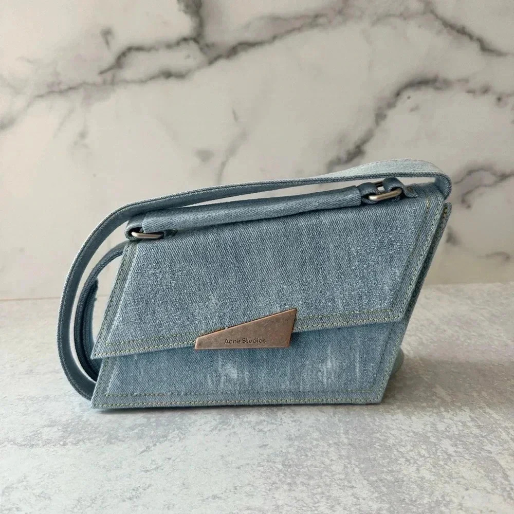 ACNE STUDIOS Asymmetric Denim Tote bag For Women